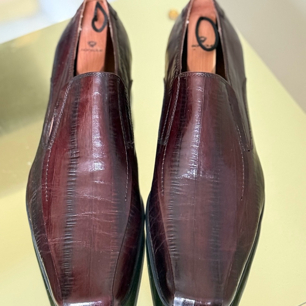 Aldo Men's Dark Brown Leather Loafers